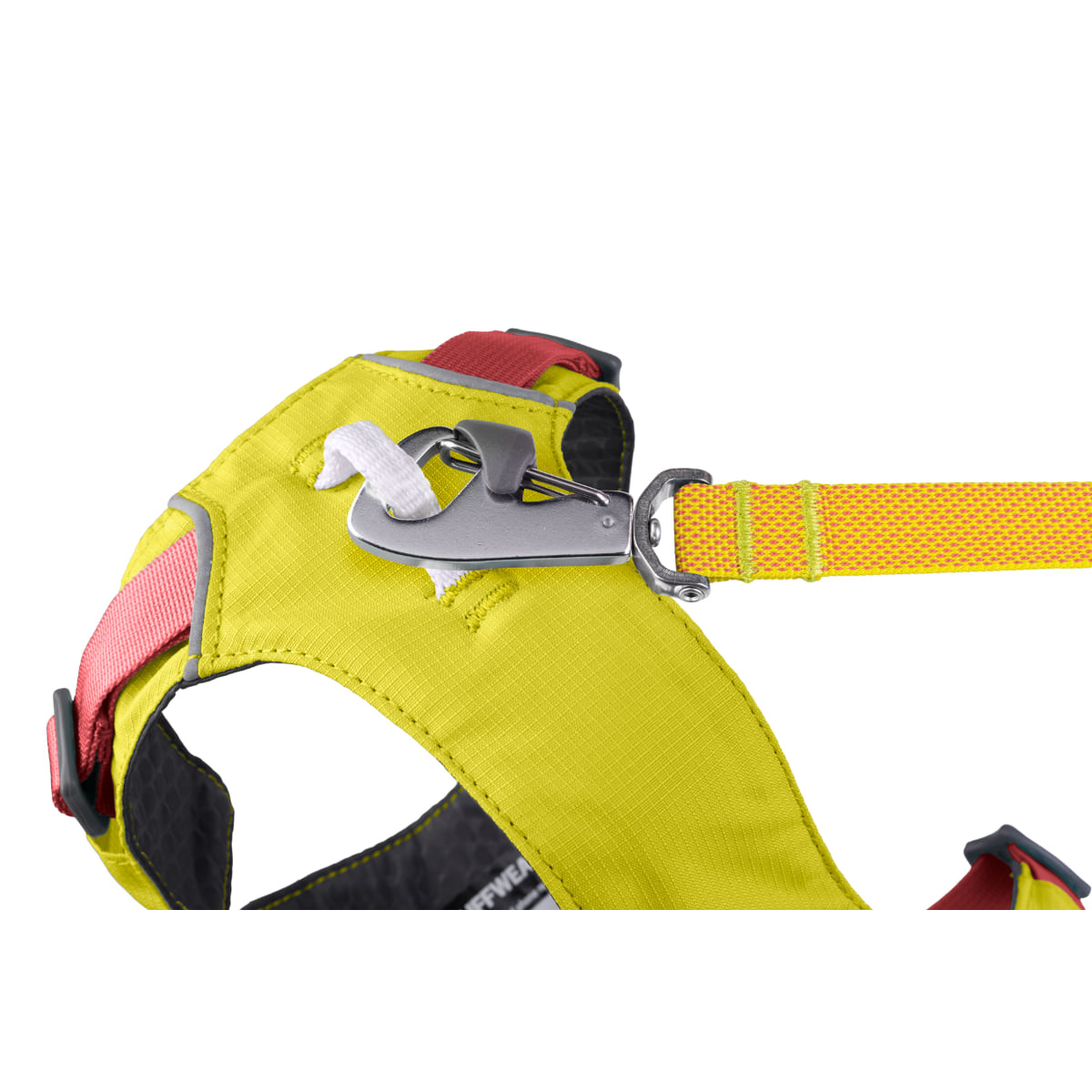 RUFFWEAR Hi &amp; Light, ham prindere dublă(piept&amp;spate) câini, ajustabil, reflectorizant RUFFWEAR Hi &amp; Light Lichen Green, ham prindere dublă(piept&amp;spate) câini, ajustabil, reflectorizant, verde, M(69-81cm)